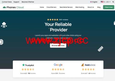 PhanesCloud：荷兰VPS，首付5折，1核/1GB/30G NVMe/5TB@1Gbps带宽，€2/月插图