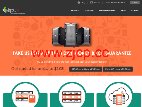 #黑五#VIRPUS：全场VPS四折，4核/1GB/50GB/3TB@1Gbps，$2/月起，洛杉矶机房插图