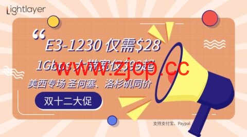 lightlayer：美国独立服务器5折，$28/月起，E5-2670V3/1Gbps不限流量服务器，$99/月起插图