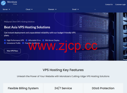 Mondoze：马来西亚VPS，2核/2GB/60GB/不限流量，$99.95/年，原生IP，适合电信联通用户，|解锁奈飞/TikTok/ChatGPT插图