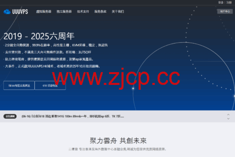 #6.18促销#uuuvps：香港VPS年付89元起，洛杉矶双ISP住宅VPS月付29元起插图