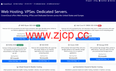 CrownCloud：美国(洛杉矶/迈阿密/亚特兰大机房)/荷兰VPS，月付5美元起，支持windows系统插图