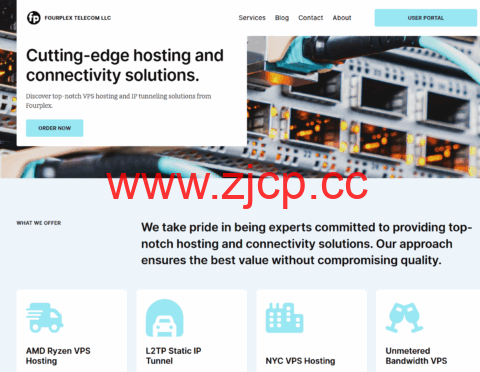Fourplex：纽约vps，1核AMD Ryzen/1GB/10GB NVMe/不限流量，$3.5/月插图
