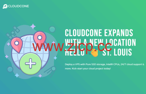 CloudCone：圣路易斯vps，1核/1GB/14GB SSD/1TB@1Gbps带宽，$12.99/年插图