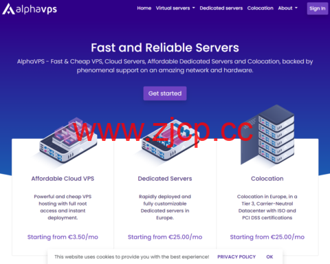 #黑五#AlphaVPS：特价VPS，可选Intel或AMD系列，1~10Gbps带宽，€12.99/年，可选美国/英国/德国/保加利亚机房插图