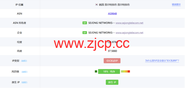 莱卡云：韩国ISP VPS，双ISP动态住宅IP，68元/月起，网络速度与延迟、连接稳定性，以及IP地址的流媒体解锁能力测评插图4