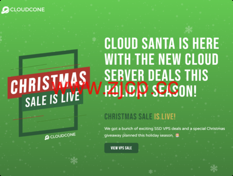 #圣诞促销#CloudCone：2核/1GB/24GB SSD/3.5TB@1Gbps带宽，$13.59/年，可选洛杉矶/圣路易斯机房插图