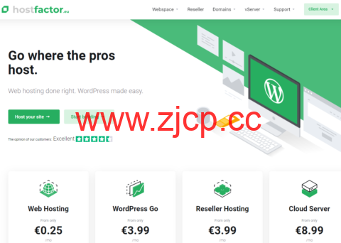 HostFactor：德国vps，1核/0.5GB/10 GB NVMe/1 TB/1Gbps带宽，€1.66/月插图