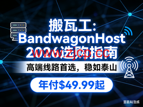 搬瓦工 2026 选购指南:高端海外线路首选 年付仅 $49.99 起插图 搬瓦工 2026 选购指南:高端海外线路首选 年付仅 $49.99 起插图