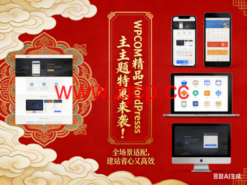 WPCOM 精品 WordPress 主题特惠来袭！全场景适配，建站省心又高效插图